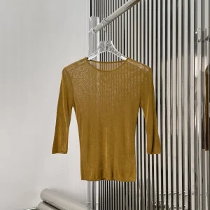 Women's Heavyweight Silk Gold Svel Knitted Top Versatile Base irt Slimming Ele Personali mat Sle - AliExpress Sweaters&Jumpers