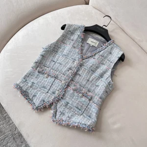 ey Heavy-Weave Bouclé Fringe Slimming Svel Vest Top Outerwear Commute Sle Polyester Fiber V-Ne ort Length Che... - AliExpress Sweaters&Jumpers