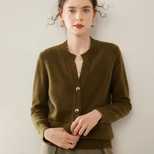 2025 Open Collar Casual Fashion Cardigan Women's 100% Cashmere Sweet Daily Long Sleeve Sweater Autumn Winter Soft Warm Knit Coat - AliExpress Sweaters&Jumpers
