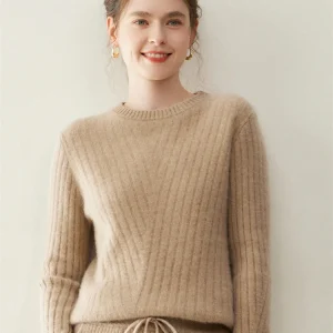 Women's New Cashmere Pullover Sweater O-neck Soild Versatile Suitable Knit Coat Inner Wear Autumn Winter Soft Comfort High-end - AliExpress Sweaters&Jumpers