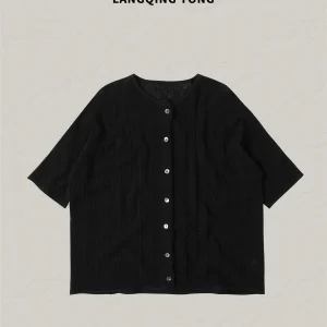 Ji Xiaoya Retro Loose Versatile Simple 2026 Spring New Cotton Linen Blend Knitted irt Women's Faion Casual round Ne Lon... - AliExpress Sweaters&Jumpers