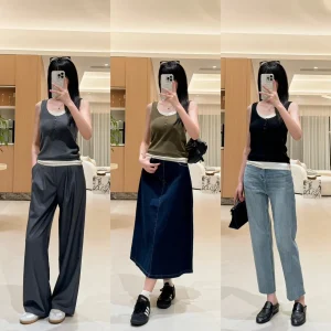 Faionable Layered Knitted Wool Vest Yangzi Yarn Biella Yarn Miu Sle Color Blo Knitted Sweater Women's Autumn Faion - AliExpress Sweaters&Jumpers