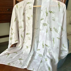 Miengji Silk Hanfu Printed Aae Water ass Song Dynas Sle Long Sve Spring Summer Autumn Commute Floral Design Wome... - AliExpress Sweaters&Jumpers