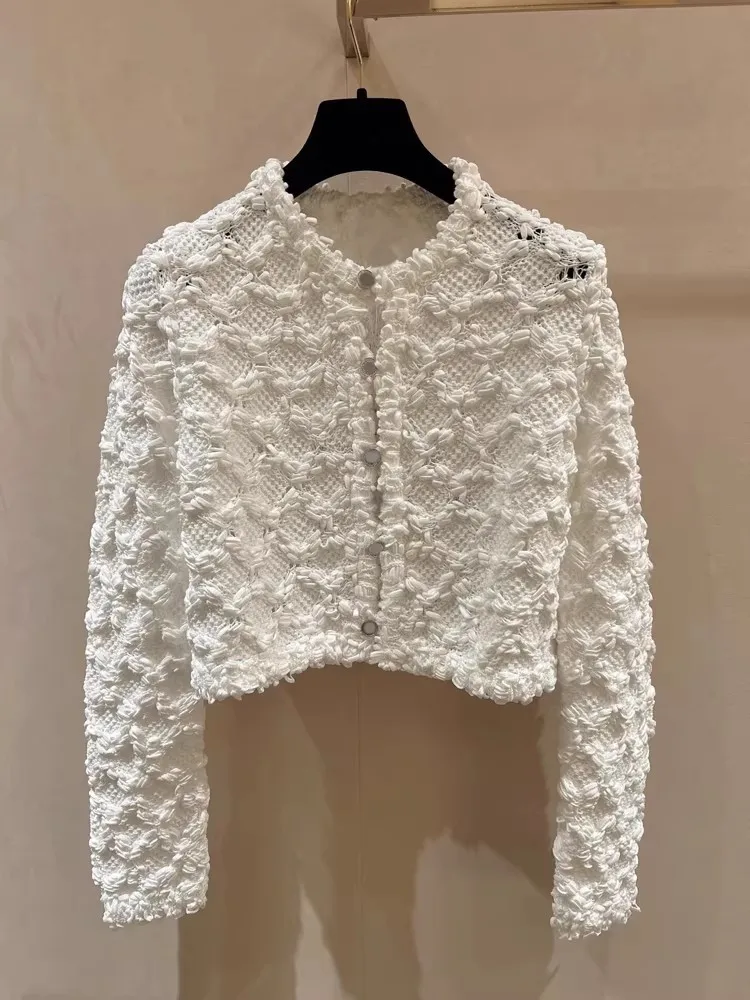 Ele Knitted Open Cardigan Spring 2026 New Women's Faion High Contrast Top Unique Super Beautiful Outerwear - AliExpress Sweaters&Jumpers