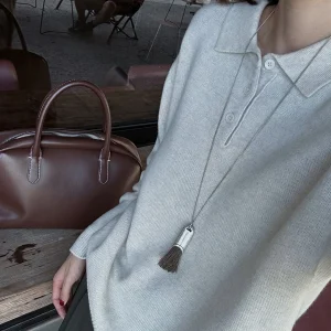 Korean Sle Loose Fit  Ne Knitwear Pure Color Women's Sweater Autumn New Arrival Slimming Effect Faionable Ladies' Top - AliExpress Sweaters&Jumpers