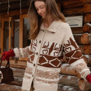 Eggka Vintage Knitted Open Cardigan Women's Loose Long Sleeve Sweater Autumn Winter Single Button Elegant Middleng Length Top - AliExpress Sweaters&Jumpers