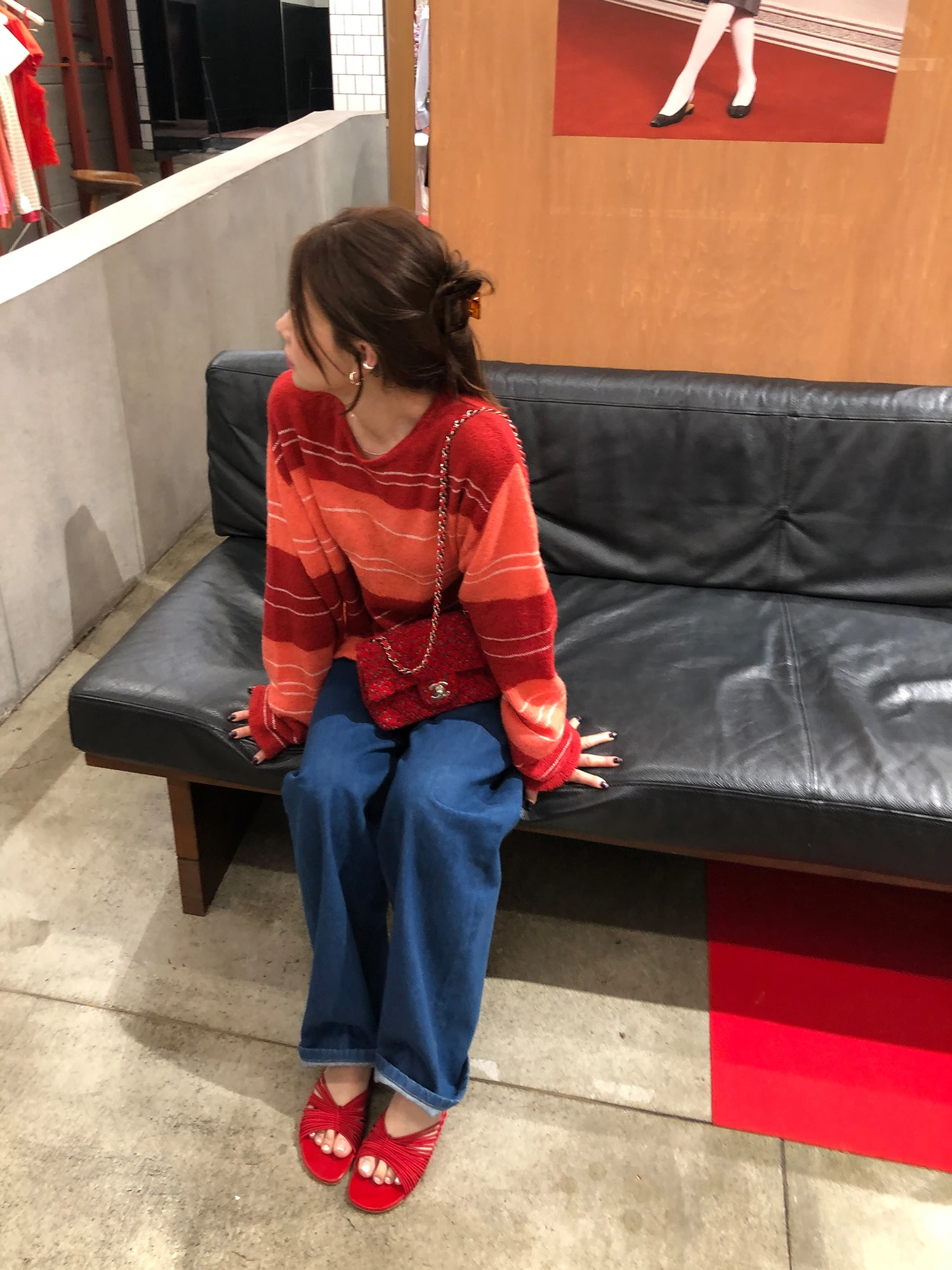 WXLSTUDIO 0228 Snnei Loose Fit Color Blo Striped round Ne Pullover Woolen Sweater Women's Spring Long Sve Knitwear - AliExpress Sweaters&Jumpers