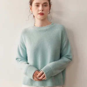mat round Ne Camere Sweater Women's Hollow out Long Sve Loose Slimming Thiened Knitted Base Beige Wool Sweater - AliExpress Sweaters&Jumpers