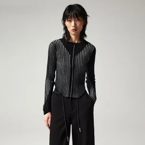 XMOOM Winter New Emed Ribbed Knitted round Ne Slimming Top Women's Pullover Wool Blend Long Sve Faionable Commute ... - AliExpress Sweaters&Jumpers