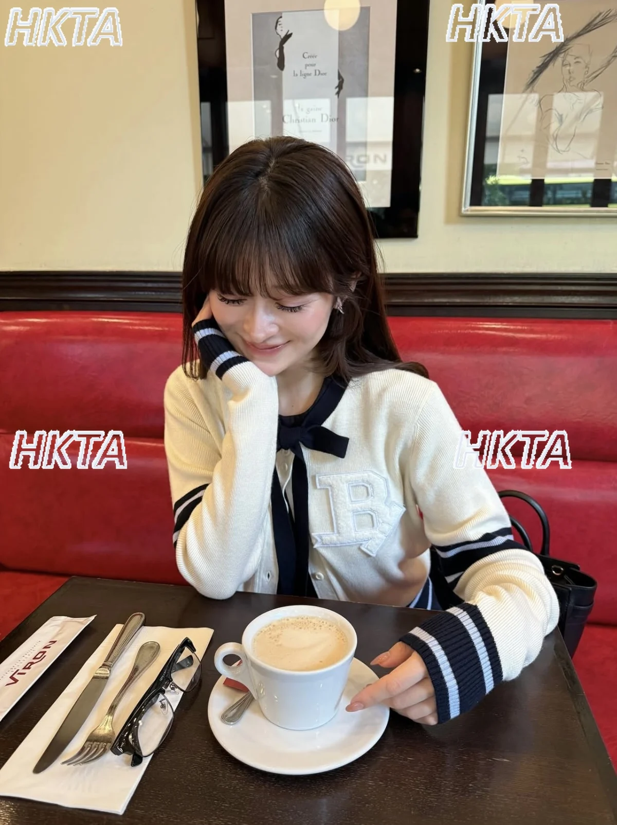Japanese College Style Bow Tie Patch Knitted Cardigan Sweaters Autumn New Long Sleeve Commuter White Short Sweater Top Women - AliExpress Sweaters&Jumpers