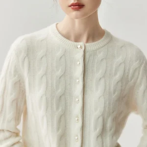 Women 100% Cashmere Sweater Cardigan Simple O-neck Pearl buttons Autumn Winter Soft Warm Cashmere Knitwear Office Lady Tops - AliExpress Sweaters&Jumpers