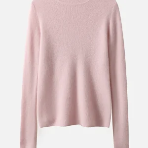 Autumn Winter Basic Women 100% Cashmere Sweater Mock Neck Long Sleeve Slim Pullover Soft Base Cashmere Knitwear Comfy Warm Tops - AliExpress Sweaters&Jumpers