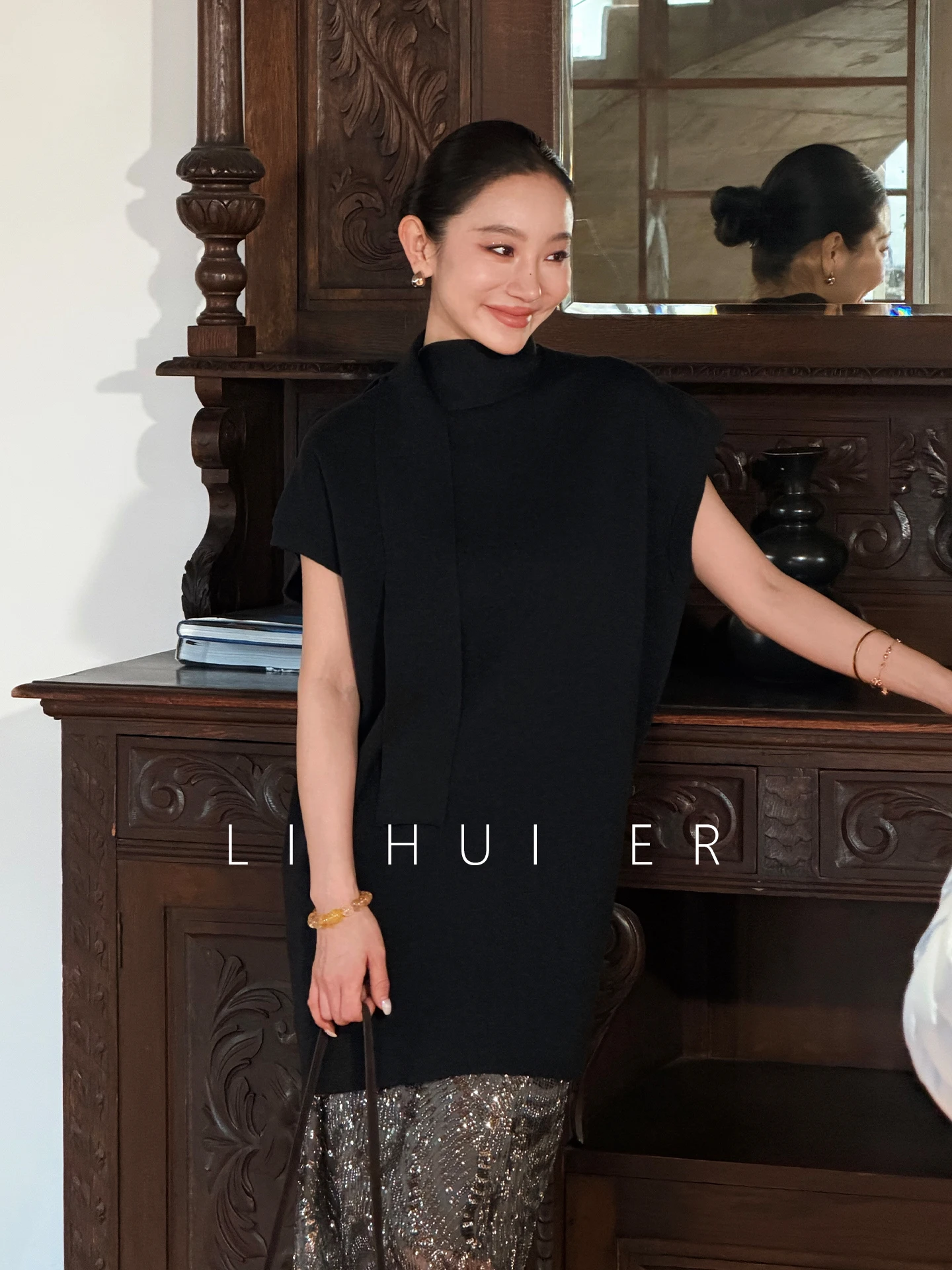 LiHuiEr mat Design Knitted Sweater Women's Svel Top Bla Vinyl Record Design Casual Loose Fit Wool Blend - AliExpress Sweaters&Jumpers
