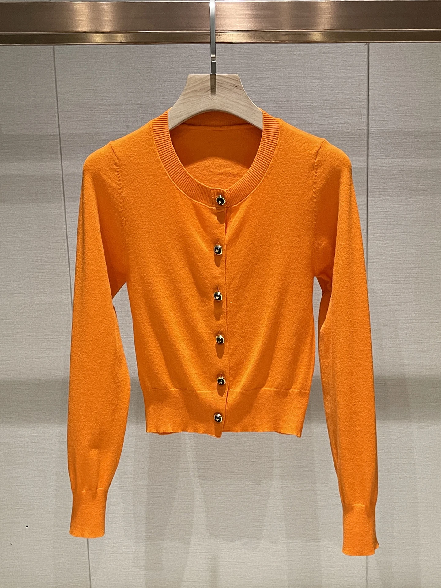 Knitted ort Sve Women's Cardigan Orange round Ne Long Sve Winter New Sle Faionable mat Design - AliExpress Sweaters&Jumpers