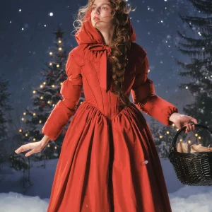 Elegant Fluffy Cotton Clothes Lolita Y2K Loose Unique Fishbone Waist Design Large Skirt Hooded Jacket Winter  Thermal Skirt Coat - AliExpress Sweaters&Jumpers