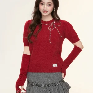 Faionable Knitted Sweater with Knot Design by IcyNude Store Women's Early Spring New Sle Long Sve Casual Wear - AliExpress Sweaters&Jumpers