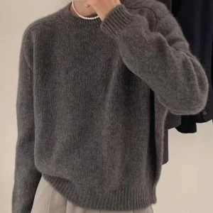 100% Cashmere Women's O-Neck Pullover Sweater Knitwear Long Sleeve for Autumn Winter High-Quality Comfortable Women's Clothing - AliExpress Sweaters&Jumpers