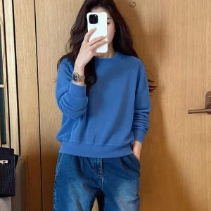 Zone Candy Spring New Loose Long Sve round Ne Knitted Top Women's Faion Cotton Polyester Blend Comfortable Crew Ne - AliExpress Sweaters&Jumpers