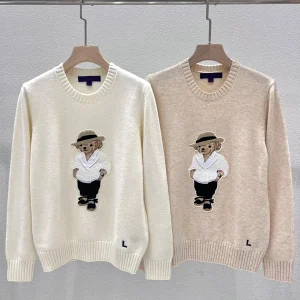 Autumn Winter Camere Knitted Long Sve Loose Fit round Ne Sweater Embroidered  Sle Briti Faion Ladieswear - AliExpress Sweaters&Jumpers