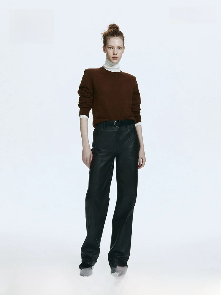 Spring Women's Faion oulder Pad Sweater H&M Casual Sle Regular Thin Wool Blend Polyester Nylon Blend Comfortable Fit - AliExpress Sweaters&Jumpers