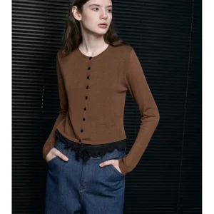 ort Knitted Sweater Cardigan Women's Spring 2026 New Sle Color Blo Design Unique Personali Street Sle Slim Fit Long... - AliExpress Sweaters&Jumpers