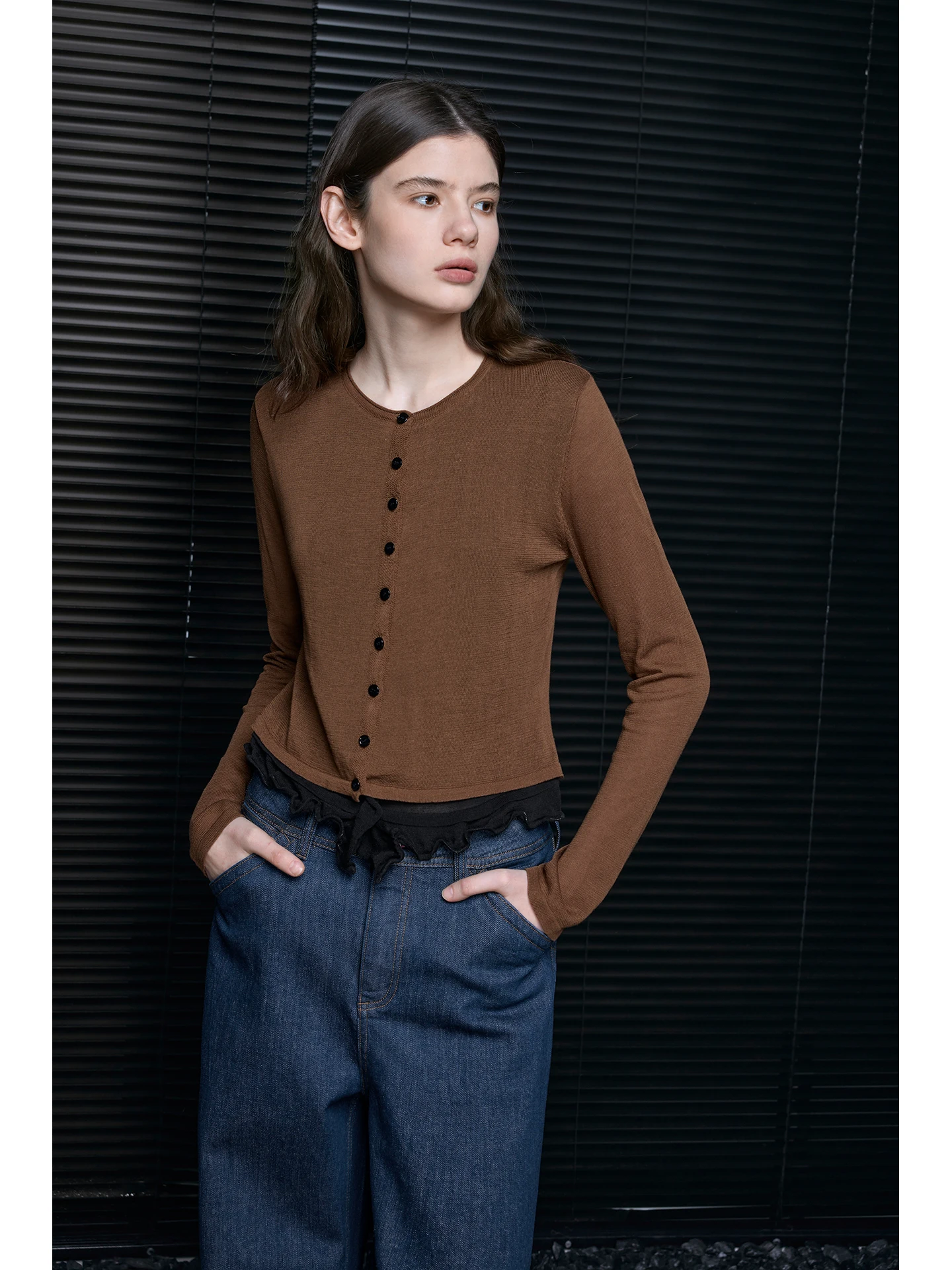 ort Knitted Sweater Cardigan Women's Spring 2026 New Sle Color Blo Design Unique Personali Street Sle Slim Fit Long... - AliExpress Sweaters&Jumpers