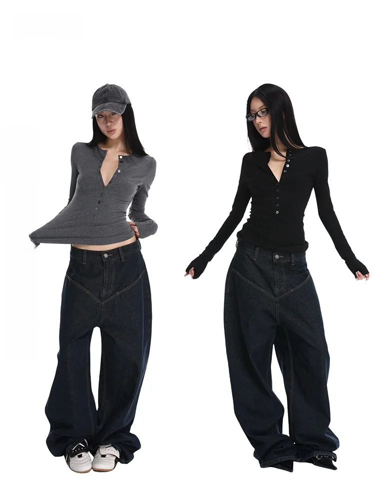 Slim Fit Long Sve V-Ne T-irt Knitwear Women's Spring Inner Wear Outer Wear Casual Sle Polyester Fiber Regular Sve - AliExpress Sweaters&Jumpers