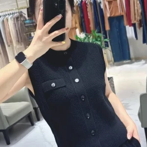 AmaShe Knitted Woolen Vest Women's round Neck Sleeveless Warm Casual Style Fashionable Cashmere Blend Autumn Winter New Arrival - AliExpress Sweaters&Jumpers