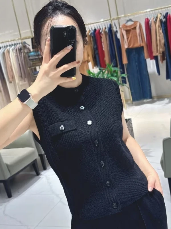 AmaShe Knitted Woolen Vest Women's round Neck Sleeveless Warm Casual Style Fashionable Cashmere Blend Autumn Winter New Arrival - AliExpress Sweaters&Jumpers
