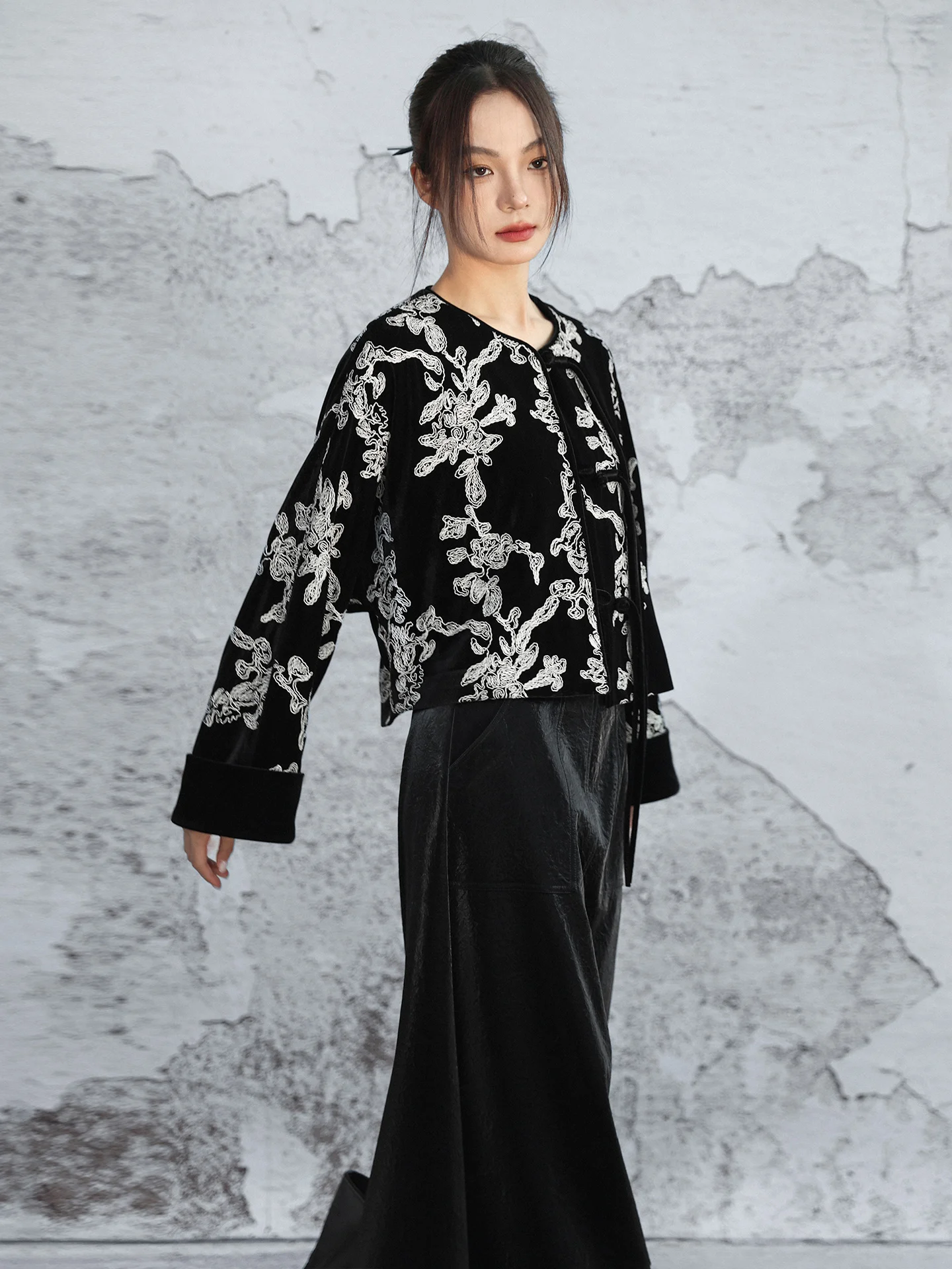 New Chinese Sle ort Velvet Jaet for Women Winter New Color Colion Tassel Cotton Tead Embroidery Top Button up - AliExpress Sweaters&Jumpers