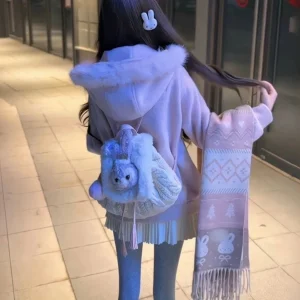 Unique Cute Oversized Hoodie Soft Sle Trendy Faionable Top Spring 2026 Women's Knitwear Casual Comfortable Long Sve - AliExpress Sweaters&Jumpers