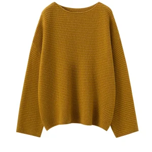 Luxury Sweater Pullover 100% Cashmere Women's Sweater Long Sleeve Big O-Neck Gold Threads Knit Warm Autumn Winter French Clothes - AliExpress Sweaters&Jumpers