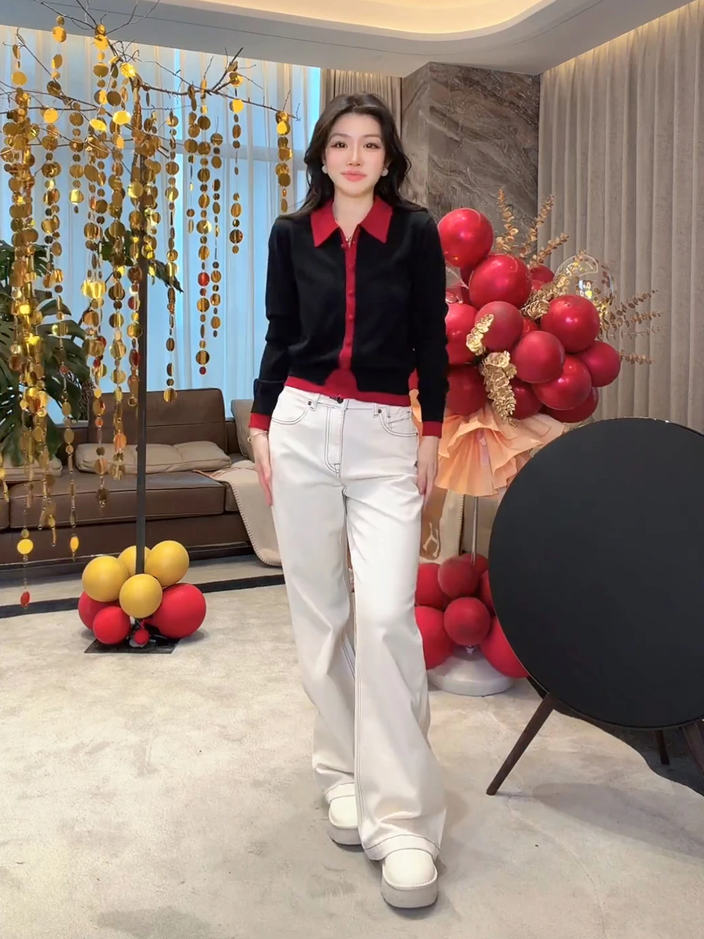 Ele V-Ne Knitted Sweater Faionable All-Match High-End Merino Wool Silk by Old Yang ME Aesthetic Top for Women - AliExpress Sweaters&Jumpers