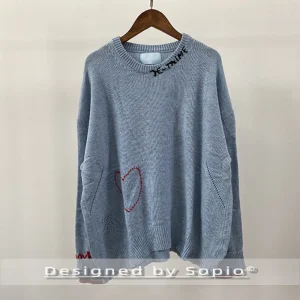 Handmade Heart Embroidery Cashmere Knitted Sweater Women Winter Spring Long Sleeve Pulllovers Pull Fashion Sweaters Casual Tops - AliExpress Sweaters&Jumpers