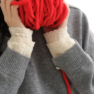 Ultra-Fine Merino Wool Knitted Sweater Women's Casual Sle round Ne Long Sve  Color Warmth-Bearing Hollow out Lace... - AliExpress Sweaters&Jumpers