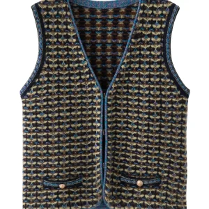 100% Cashmere Sweater Vest Women V-neck Colorful Sleeveless Cardigan Retro Style Autumn Winter Wear Both Sides Knitted Waistcoat - AliExpress Sweaters&Jumpers