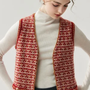 100% Cashmere Sleeveless Sweater Women V-neck Colorful Cardigan Vest Spring Autumn Winter Wear Both Side Cashmere Knit Waistcoat - AliExpress Sweaters&Jumpers