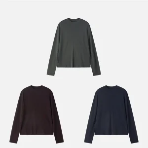 Spring Forest Brown Tone 00% Wool Soft Knitted Long Sve Base Layer irt Versatile Comfortable Women's Faion Winter Col... - AliExpress Sweaters&Jumpers