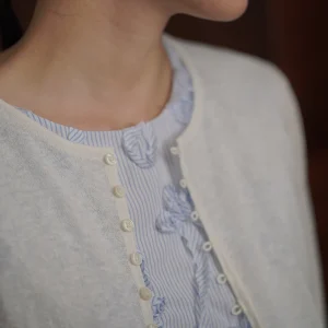 Hacikis Miss  Breathable Loose Knitted Cardigan Bamboo Fiber Linen Casual Style Long Sleeve round Neck Coat for Women - AliExpress Sweaters&Jumpers