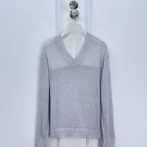 Spring And Summer New High-Quality Fashion Casual Sequin Yarn V-Neck Hollow Knit Sweater For Women - AliExpress Sweaters&Jumpers