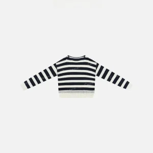 ZONE round Ne Knitted Sweater Women's Splicing Hollow out Horizontal Stripes Autumn New Sle Faionable Commute Sle - AliExpress Sweaters&Jumpers