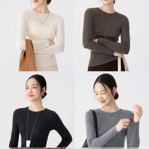 Pumen XUS Beautiful Wool Camere Knitted Sweater Women's round Ne Winter Elegance High Quali Base Layer Slim Fit Top - AliExpress Sweaters&Jumpers