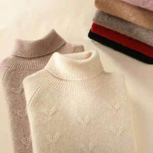 Lapel Sweater Women's Pure Cashmere Love Jacquard Pullover Autumn and Winter Fashion Women's Clothes Solid Color Knit Top - AliExpress Sweaters&Jumpers