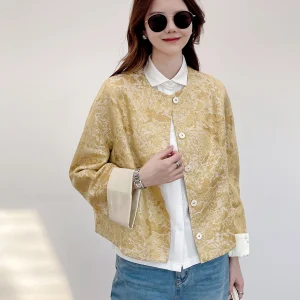Korean Sle Acetate Knit round Ne Embroidered Jaet Women's Cr Yellow New Chinese Sle Spring 2026 Ele Top - AliExpress Sweaters&Jumpers