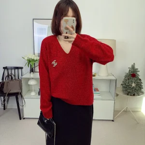Ele V-Ne Camere Knitted Sweater Soft Cozy Overhead Spring New Arrival Comfortable Long Sve Women's Ciwalk Wear - AliExpress Sweaters&Jumpers