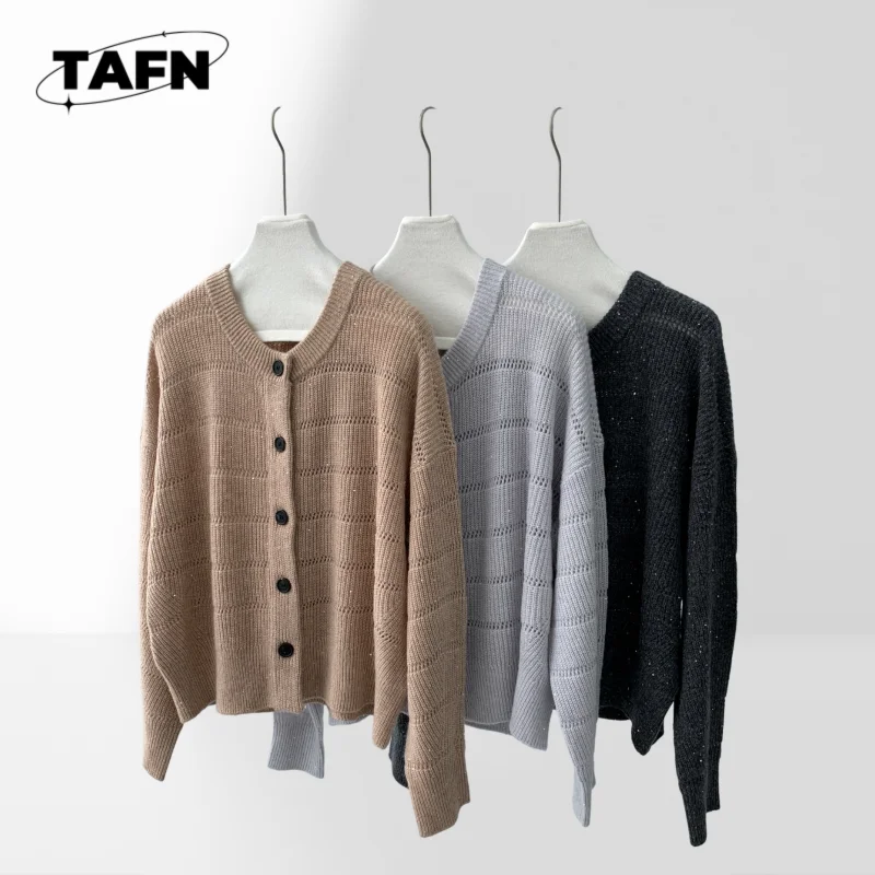 Women's Classic Cashmere Cardigan – Vintage Design for Casual Settings in 2025 Premium Quality for 2025 Casual Outings AJ1653 - AliExpress Sweaters&Jumpers