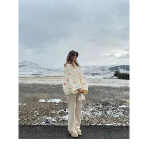 3D Flower Knit Pullover Women Oversize O Neck Loose Wide Long Sleeves Sweater Female 2025 Autumn Winter Chic Fashion Knitwears - AliExpress Sweaters&Jumpers