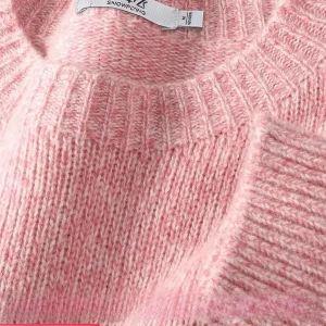 Women's Loose Sle 00% Pure Wool Sweater Snow Flng Flower Silk New Autumn Winter Casual Comfortable Fit round Ne Sweater - AliExpress Sweaters&Jumpers