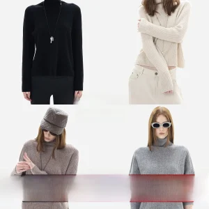 eguYue Sl Knitted High Collar ort Fit Camere Wool Sweater Soft Long Sve Ciwalk Casual Sle Women's Faion - AliExpress Sweaters&Jumpers