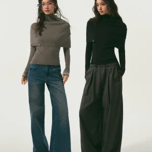 SOMESOWE Knitted awl Long Sve Casual Sle Two-Piece Set Women's Faion Comfortable Breathable Polyester Blend Top - AliExpress Sweaters&Jumpers